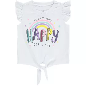 Civil Happy fehér kislány felső