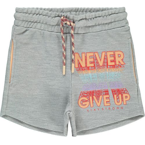 Civil Feliratos szürke lány zsebes short