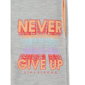 Civil Feliratos szürke kislány melegítőnadrág