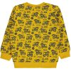 Civil Munkagépes sárga kisfiú pulóver