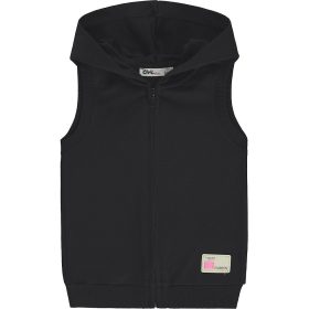 Civil Kapucnis fekete kislány mellény