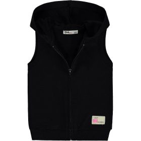Civil Kapucnis fekete kislány mellény