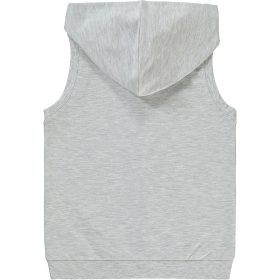 Civil Kapucnis szürke kislány mellény