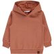 Civil Terrakotta kapucnis kisfiú pulóver