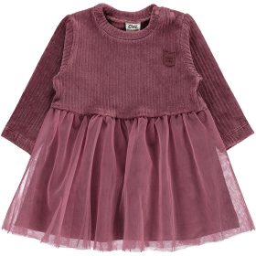 Civil Mályva baba kordbársony-tüllruha