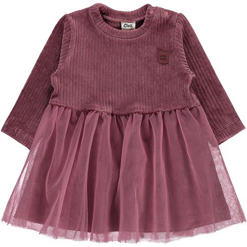 Civil Mályva baba kordbársony-tüllruha