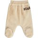 Civil Bézs baba vastag polár lábfejes nadrág