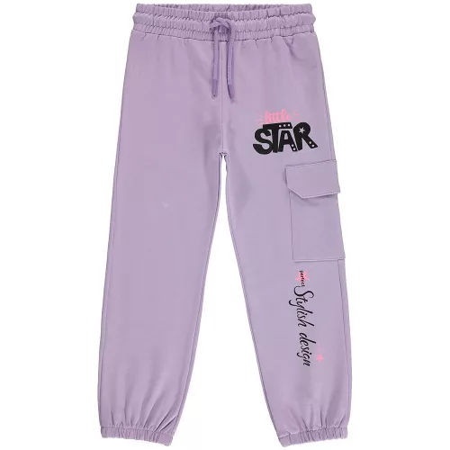 Civil Star lila tini melegítőnadrág