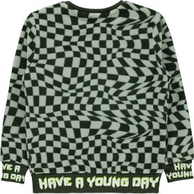 Civil Khekikockás polár fiú pulóver