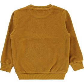 Civil Mustár kisfiú belül bolyhos polár pulóver