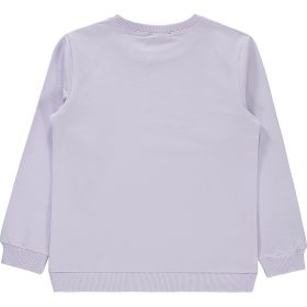 Civil Feliratos lila lány pulóver