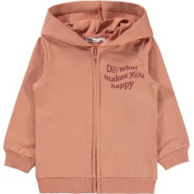 Civil Feliratos terrakotta kislány melegítőfelső