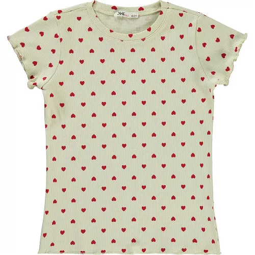 Civil Szíves bézs lány felső