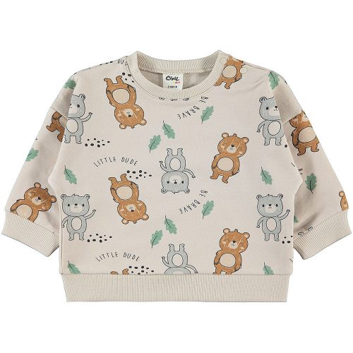 Civil Macis bézs baba pulóver