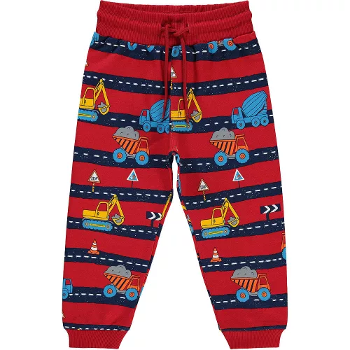 Civil Munkagépes piros kisfiú melegítőnadrág