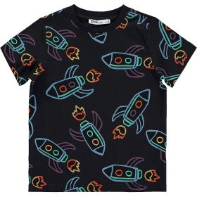 Civil Űrhajós fekete kisfiú póló