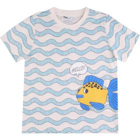 Civil Halas bézs kisfiú póló