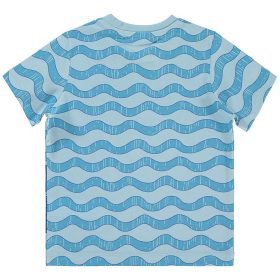 Civil Halas kék kisfiú póló