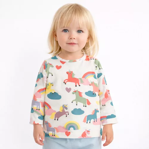 Civil Unikornis ekrü baba felső