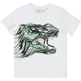Civil Dínós fehér fiú póló