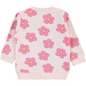 Civil Virágos rózsaszín baba vékony pulóver
