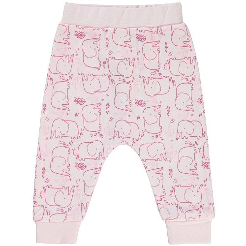 Civil Elefántos rózsaszín baba nadrág