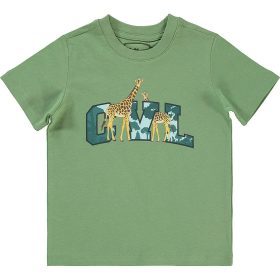 Civil Zsiráfos kheki kisfiú póló