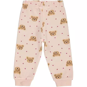 Civil Rózsaszín macis-szivecskés baba melegítőnadrág