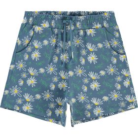 Civil Virágos kék lány short