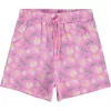 Civil Virágos rózsaszín lány short