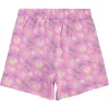 Civil Virágos rózsaszín lány short