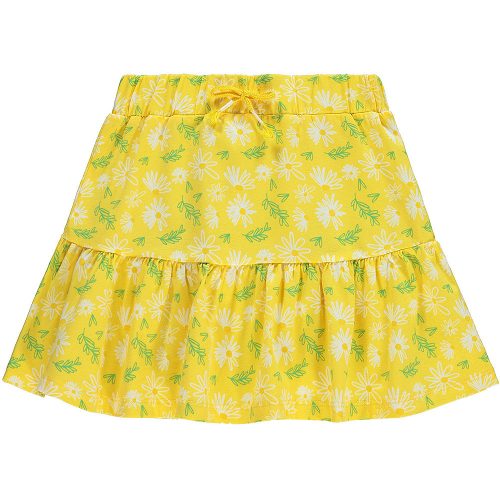 Civil Virágos sárga lány szoknya