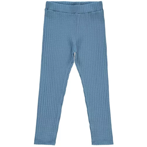 Civil Áttört kék lány leggings
