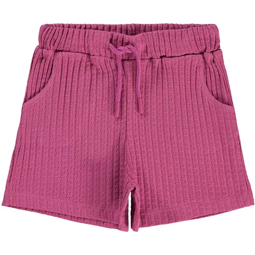 Civil Ciklámen zsebes lány short