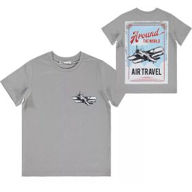 Civil Repülős szürke fiú póló