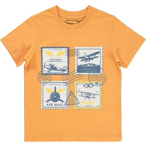 Civil Repülős narancs fiú póló