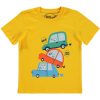 Civil Autós sárga kisfiú póló