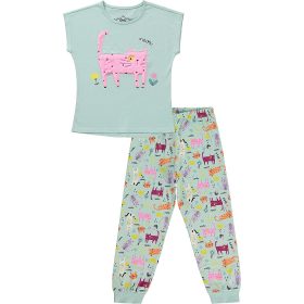Civil Cicás menta lány pizsama