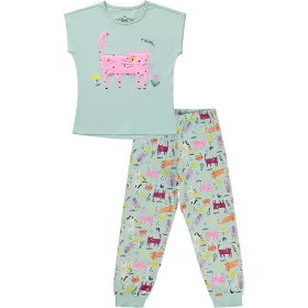 Civil Cicás menta lány pizsama