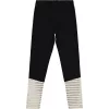 Civil Fekete-csíkos tini leggings