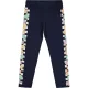 Civil Virágos sötétkék lány leggings