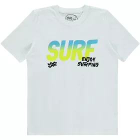 Civil Surf fehér kamasz póló