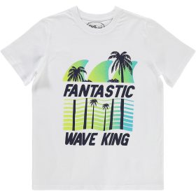 Civil Pálmafás fehér kamasz póló