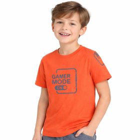 Civil Gamer narancs fiú póló