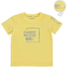 Civil Gamer sárga fiú póló