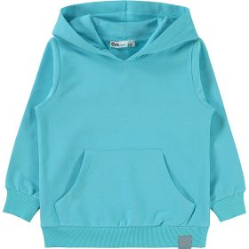 Civil Türkiz kenguruzsebes kisfiú pulóver