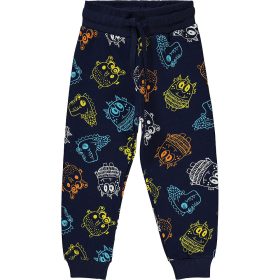   Civil Szörnyes sötétkék kisfiú belül bolyhos melegítőnadrág