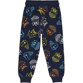   Civil Szörnyes sötétkék kisfiú belül bolyhos melegítőnadrág