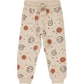 Civil Mintás bézs kisfiú belül bolyhos melegítőnadrág