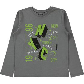 Civil Feliratos grafit kamasz felső